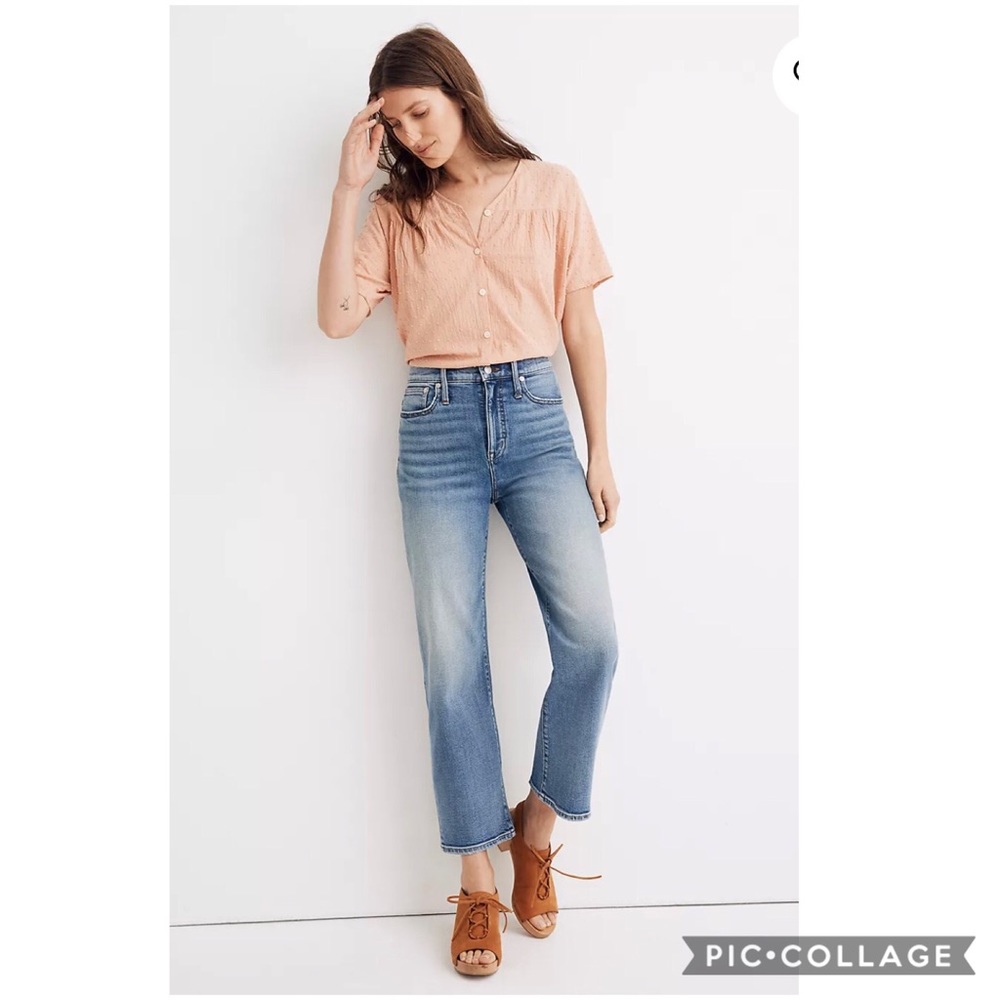 Madewell Slim Wide-Leg Crop Jeans - Tall 29